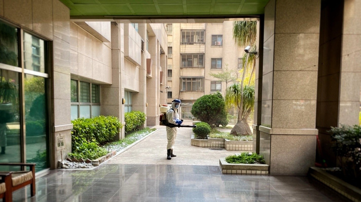 台中社區病媒防治︱戶外公共區域消毒案例︱潔管家清潔