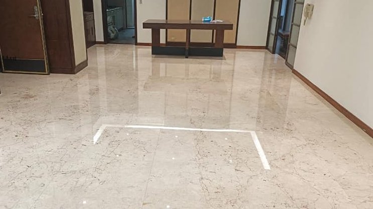 台中石材美容︱大理石地坪研磨拋光、晶化亮光︱潔管家清潔